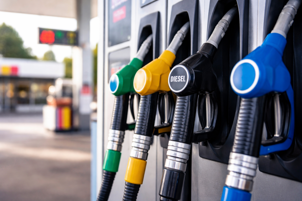 Pompa Carburante Portatile A Batteria 2.4 GPM - Spegnimento Automatico, Con Tubo 114 Cm E 3 Adattatori Per Benzina, Diesel, Kerosene