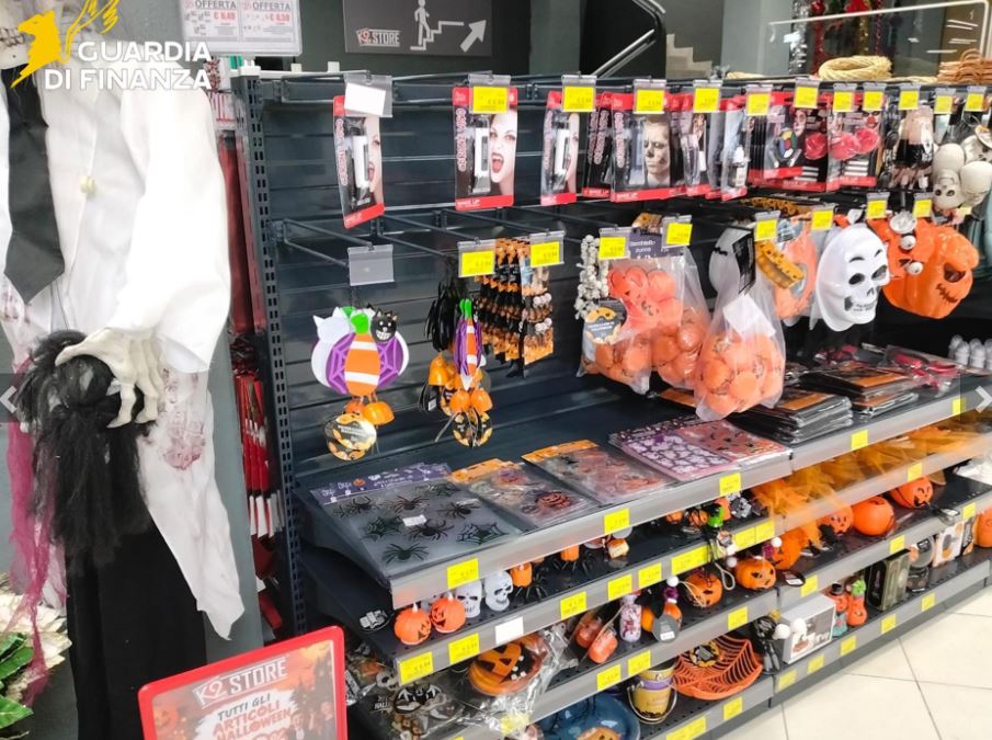 articoli hallowen sequestrati